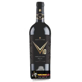 Vang Ý V10 PRIMITIVO DEL SALENTO 18,5 ĐỘ